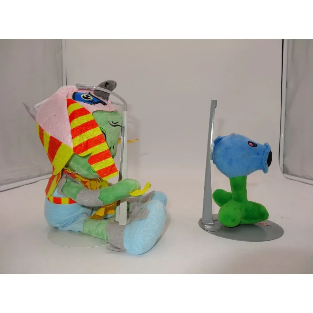 Plants Vs‎ Zombies Mummy Egyptian Ra Plush and Snow Pea Shooter Plush
